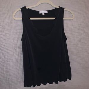 Black tank top